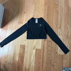GYMSHARK VITAL SEAMLESS LONG SLEEVE CROP TOP